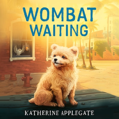 Wombat Waiting – omslag til lydbogen af Katherine Applegate
