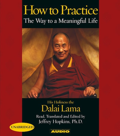 How to Practice – omslag til lydbogen af Dalai Lama