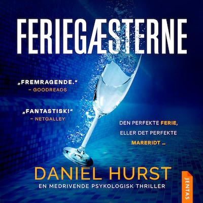 Feriegæsterne – omslag til lydbogen af Daniel Hurst