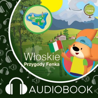 Włoskie Przygody Fenka – okładka audiobooka, autor Małgorzata Górna