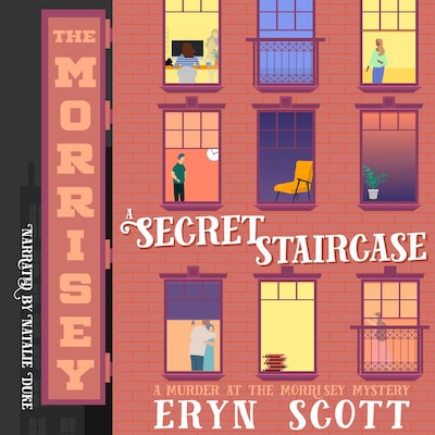 A Secret Staircase – omslag til lydbogen af Eryn Scott