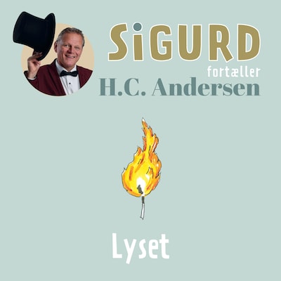 Sigurd fortæller om Lyset – omslag til lydbogen af Sigurd Barrett