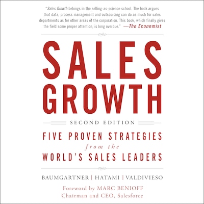 Sales Growth – omslag til lydbogen af Thomas Baumgartner, Homayoun Hatami, Maria Valdivieso