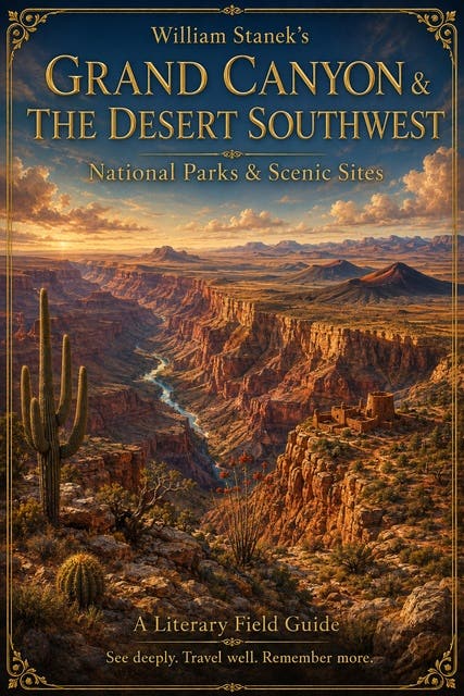 William Stanek's Grand Canyon & the Desert Southwest: A Literary Field Guide to Grand Canyon & the Desert Southwest National Parks & Scenic Sites – omslag til lydbogen af The Editors Of Our American National Parks