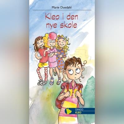 Kleo i den nye skole – omslag til lydbogen af Marie Duedahl