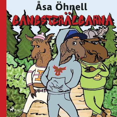 Gangsterälgarna – omslag till ljudboken av Raul Leon