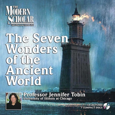 Seven Wonders of the Ancient World – omslag til lydbogen af Jennifer Tobin