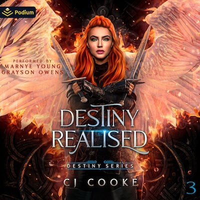 Destiny Realised – omslag til lydbogen af CJ Cooke