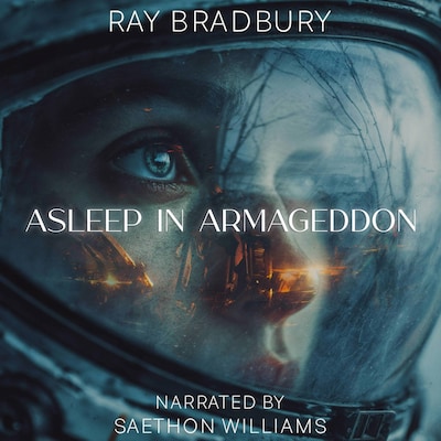 Asleep in Armageddon – omslag til lydbogen af Ray Bradbury
