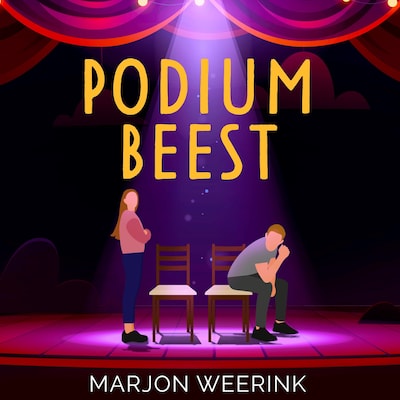 Podiumbeest – omslag van het luisterboek van Marjon Weerink