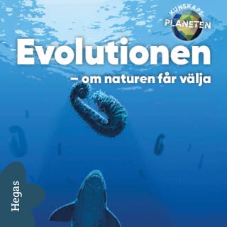 Evolutionen – om naturen får välja – omslag till ljudboken av Emelie Olofsson