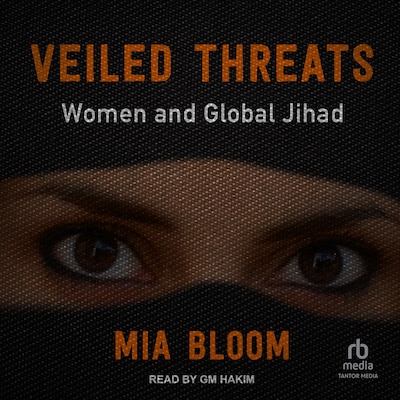 Veiled Threats – omslag til lydbogen af Mia Bloom
