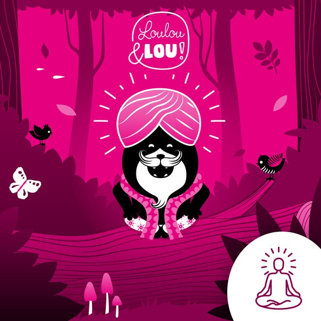 Meditatie: Ademhaling: Vlaams gesproken – omslag van het luisterboek van Loulou en Lou