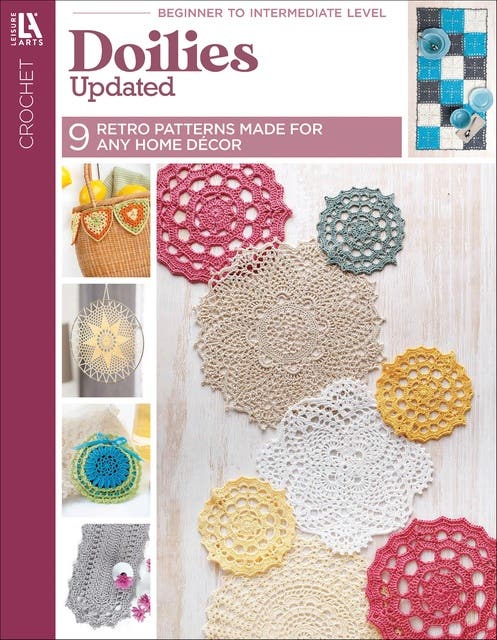 Doilies Updated: 9 Retro Patterns Made for Any Home Decor – omslag til lydbogen af Leisure Arts