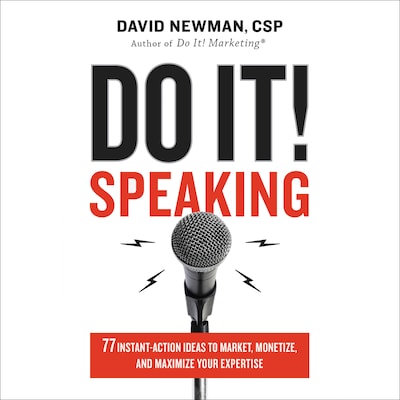 Do It! Speaking – omslag til lydbogen af David Newman