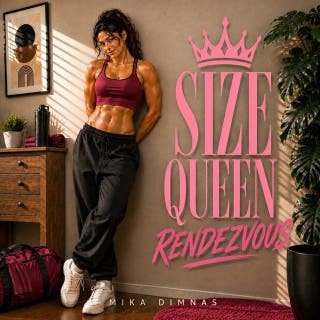 Size Queen Rendezvous – omslag till ljudboken av Mika Dimnäs
