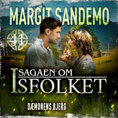 Isfolket 41 - Dæmonens bjerg – omslag til lydbogen af Margit Sandemo