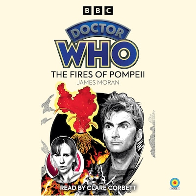 Doctor Who: The Fires of Pompeii – omslag til lydbogen af James Moran