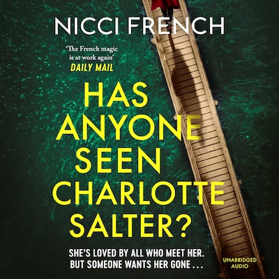 Has Anyone Seen Charlotte Salter? – omslag til lydbogen af Nicci French