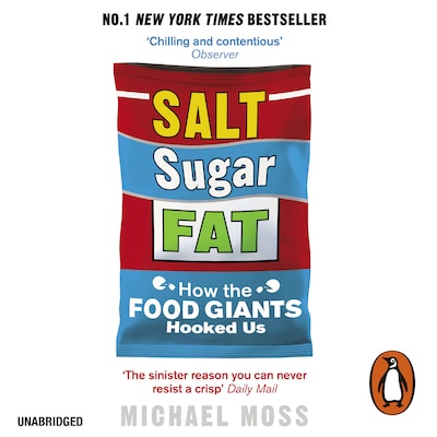 Salt, Sugar, Fat – omslag til lydbogen af Michael Moss