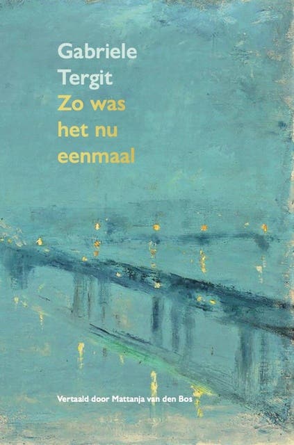Zo was het nu eenmaal – omslag van het luisterboek van Gabriele Tergit
