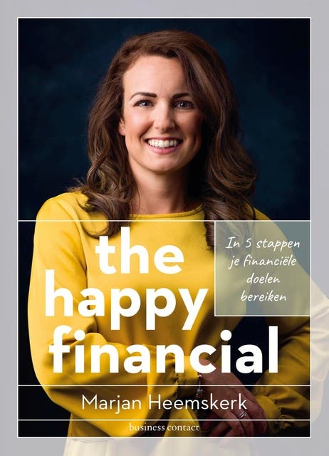The happy financial: In 5 stappen je financiële doelen bereiken – omslag van het luisterboek van Marjan Heemskerk