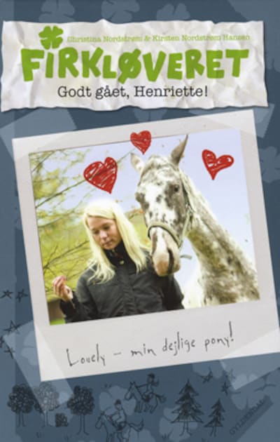 Firkløveret 3 - Godt gået, Henriette! – omslag til lydbogen af Christina Nordstrøm, Kirsten Nordstrøm Hansen