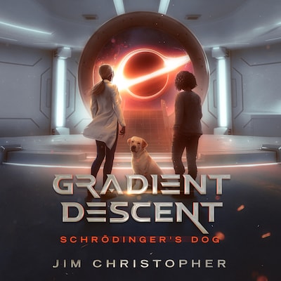 Gradient Descent – omslag til lydbogen af Jim Christopher