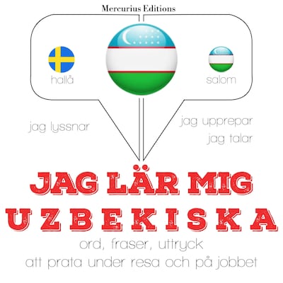 Jag lär mig uzbekiska – omslag till ljudboken av JM Gardner