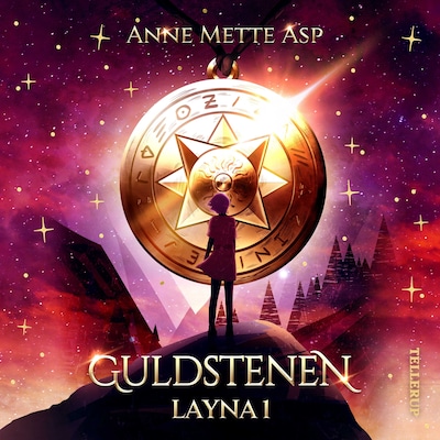 Layna #1: Guldstenen – omslag til lydbogen af Anne Mette Asp