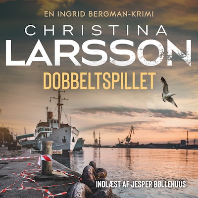 Dobbeltspillet – omslag til lydbogen af Christina Larsson