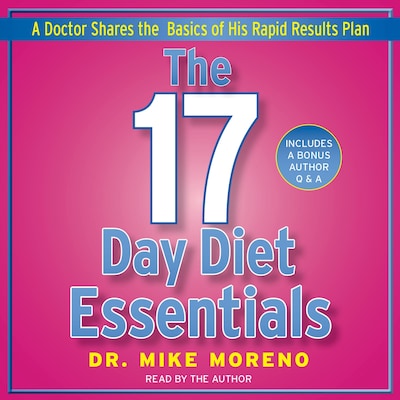 The 17 Day Diet Essentials – omslag til lydbogen af Mike Moreno