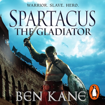 Spartacus: The Gladiator – omslag til lydbogen af Ben Kane