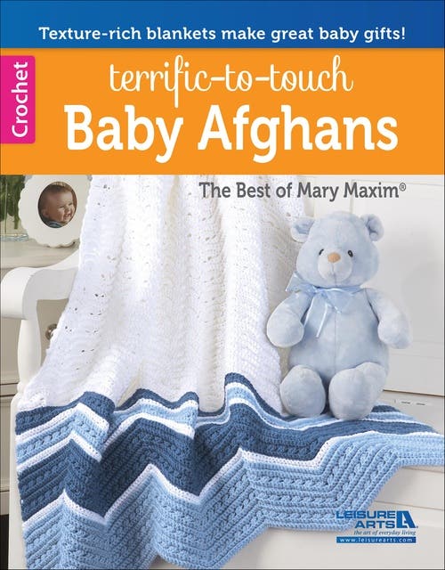 Terrific-to-Touch Baby Afghans: 7 Texture-Rich Blankets That Make Great Baby Gifts – omslag til lydbogen af Mary Maxim