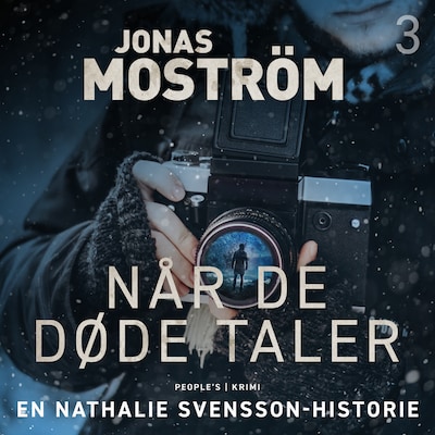 Når de døde taler – omslag til lydbogen af Jonas Moström