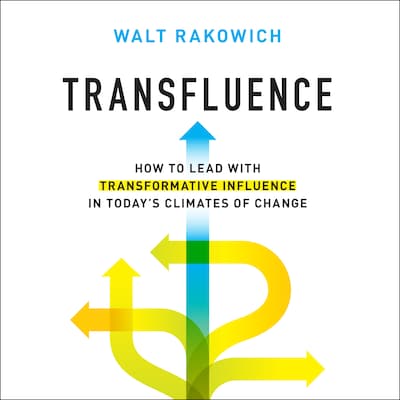 Transfluence – omslag til lydbogen af Walt Rakowich