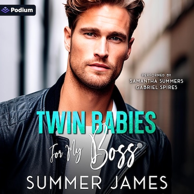 Twin Babies for My Boss – omslag til lydbogen af Summer James