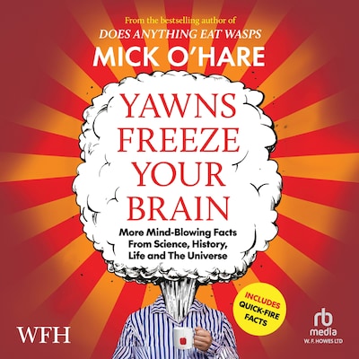 Yawns Freeze Your Brain – omslag til lydbogen af Mick O'Hare