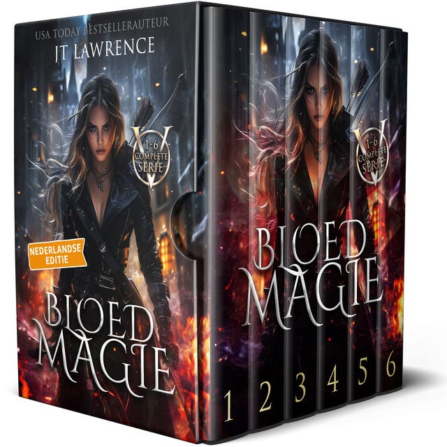Bloedmagie Boxset, een complete serie van 6 delen / Het Rijk van Magie en Chaos (Boxset 1): Een urban fantasy-actie-avontuur