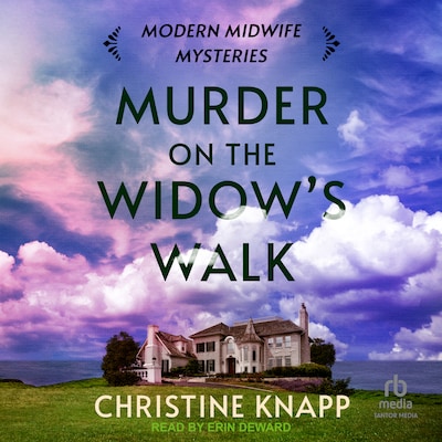 Murder on the Widow’s Walk – omslag til lydbogen af Christine Knapp