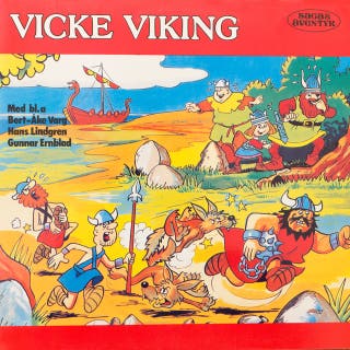 Vicke Viking – omslag till ljudboken av Runer Jonsson