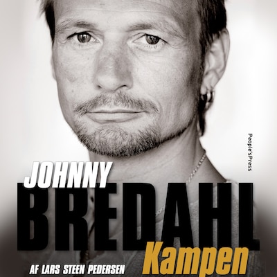 Johnny Bredahl - Kampen – omslag til lydbogen af Lars Steen Pedersen