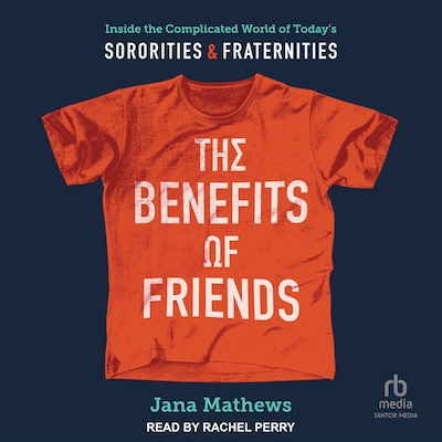 The Benefits of Friends – omslag til lydbogen af Jana Mathews