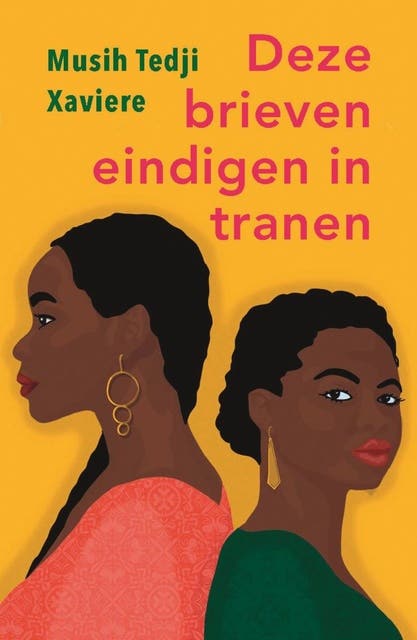 Deze brieven eindigen in tranen – omslag van het luisterboek van Musih Tedji Xaviere