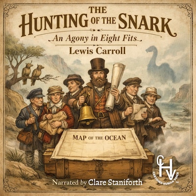 The Hunting of the Snark: An Agony in Eight Fits – omslag til lydbogen af Lewis Carroll