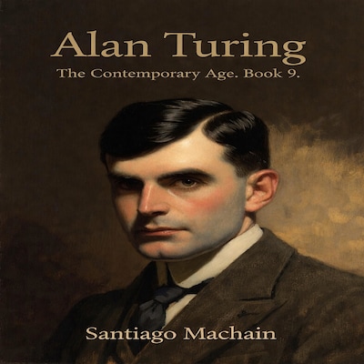 Alan Turing – omslag til lydbogen af Santiago Machain