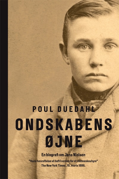Ondskabens øjne – omslag til lydbogen af Poul Duedahl