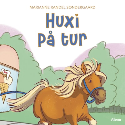Huxi på tur – omslag til lydbogen af Marianne Randel Søndergaard
