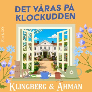 Det våras på Klockudden – omslag till ljudboken av Ewa Klingberg, Hanna Åhman