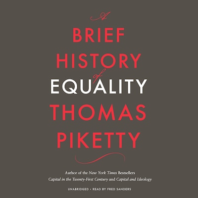 A Brief History of Equality – omslag til lydbogen af Thomas Piketty